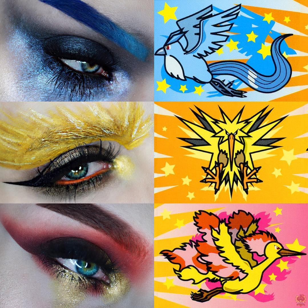 ideias maquiagem pokemon para festas tematicas