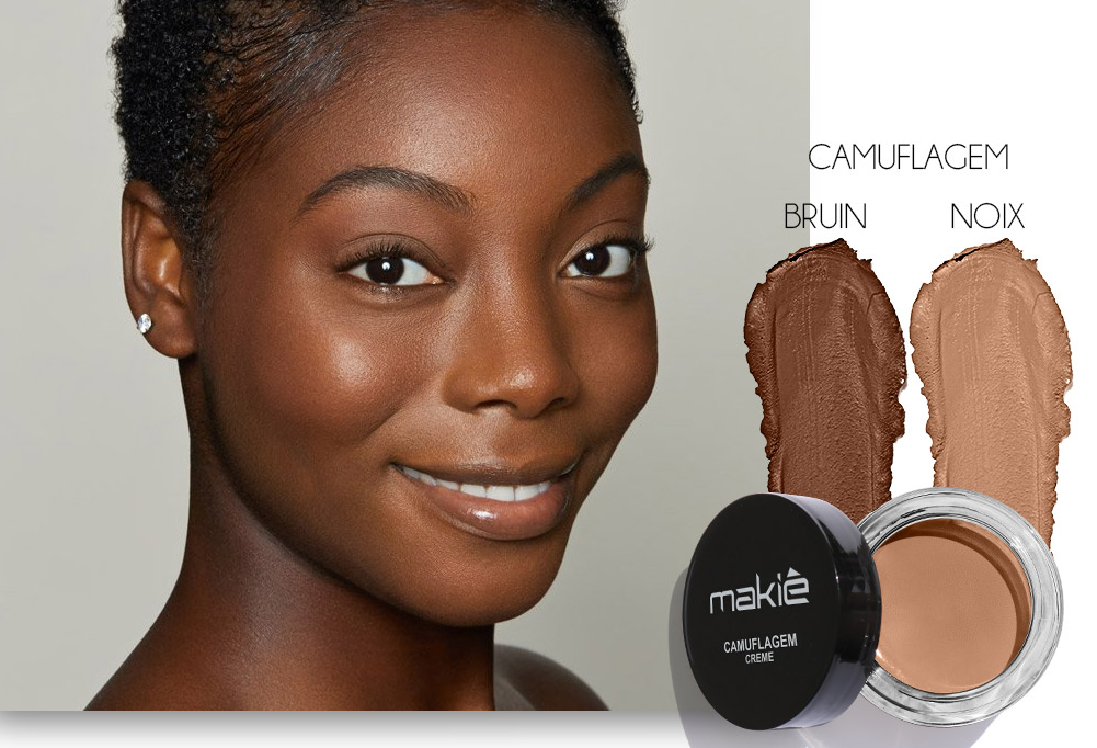 inspiração maquiagem olho preto e marrom