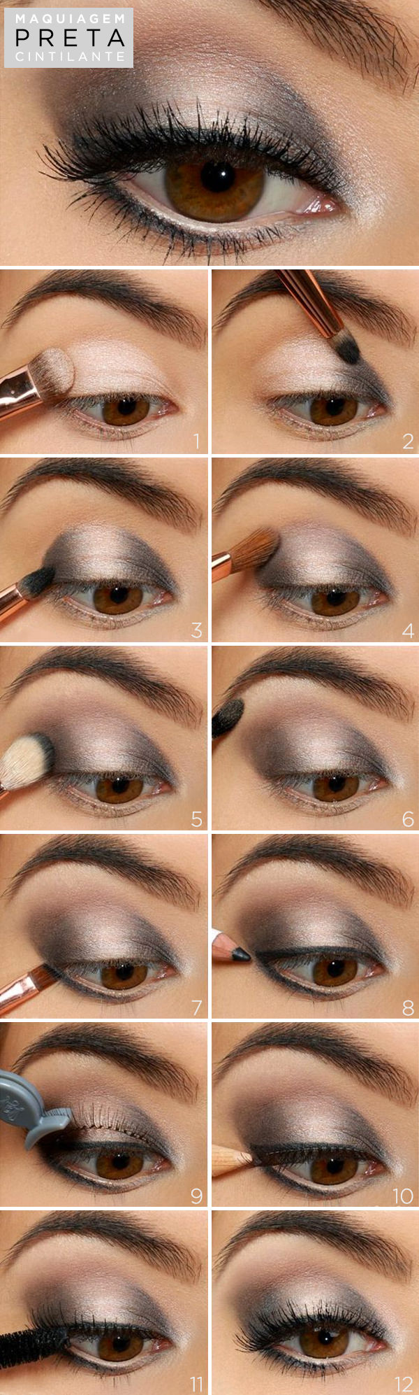 maquiagem preto vs marrom qual escolher