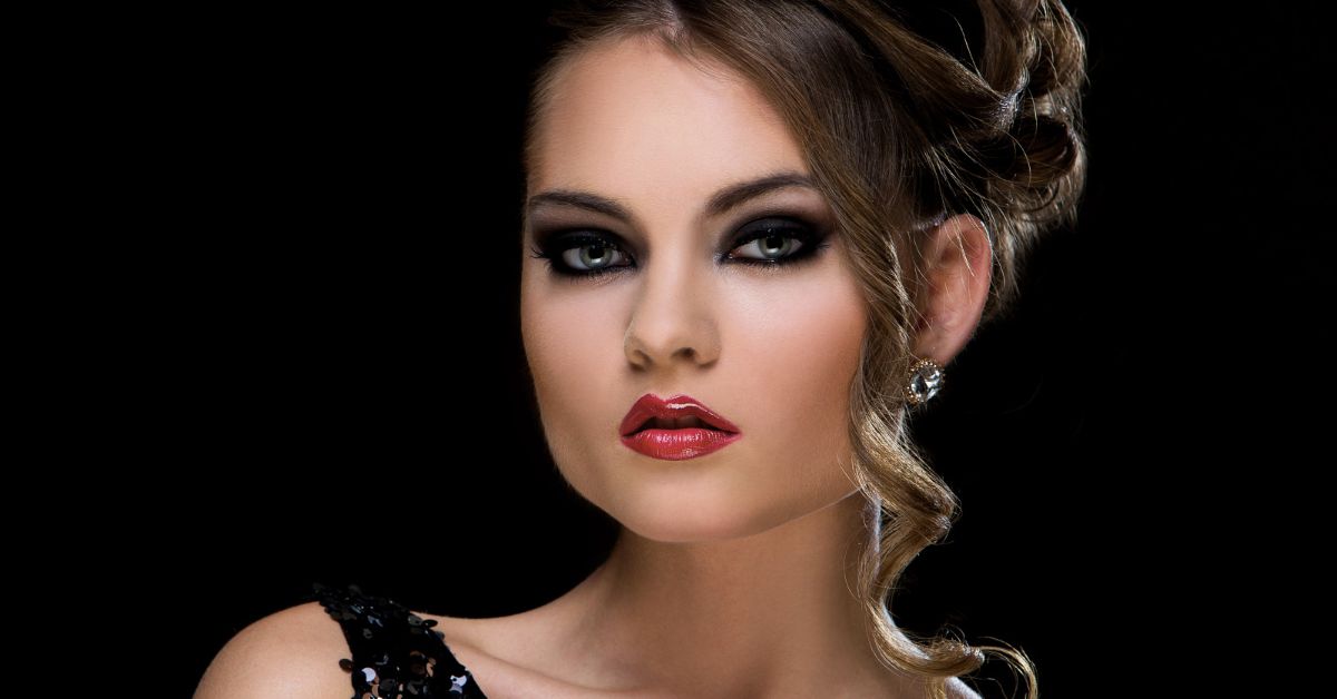 maquiagem vestido preto