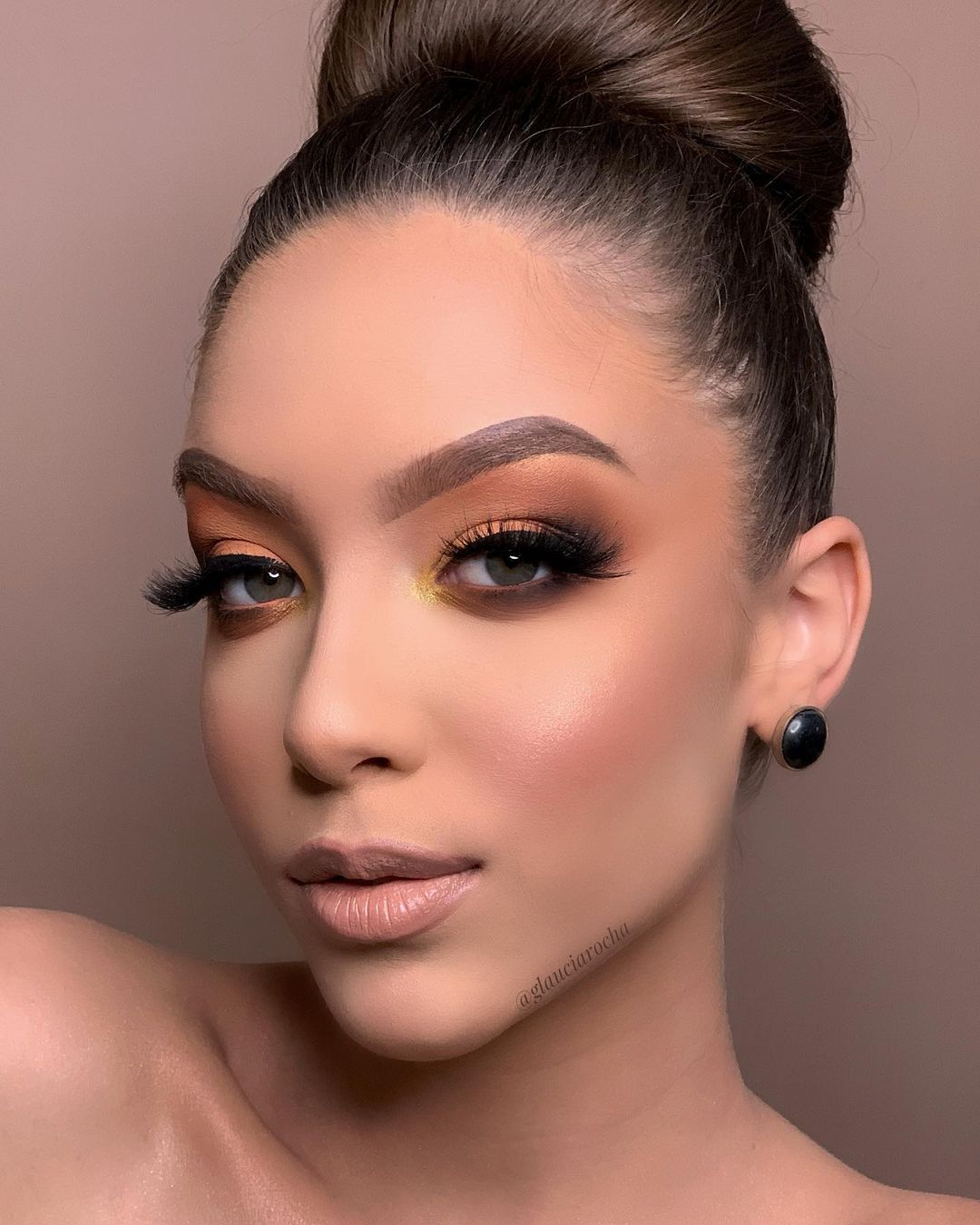 maquiagem vestido preto