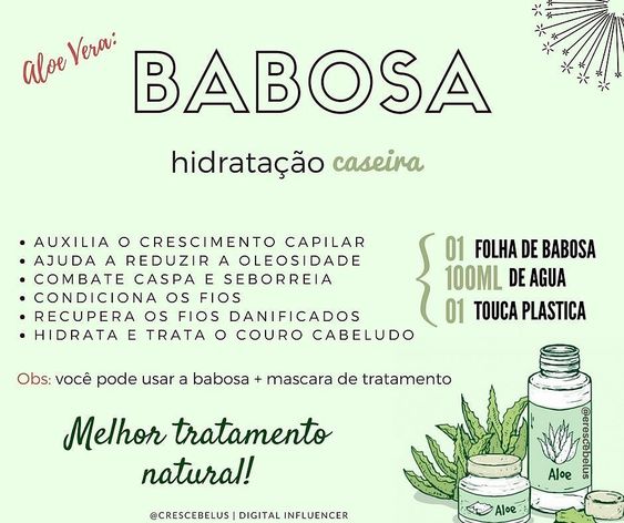 Babosa e Óleo de Coco: A Combinação Perfeita para Cabelos Ressecados