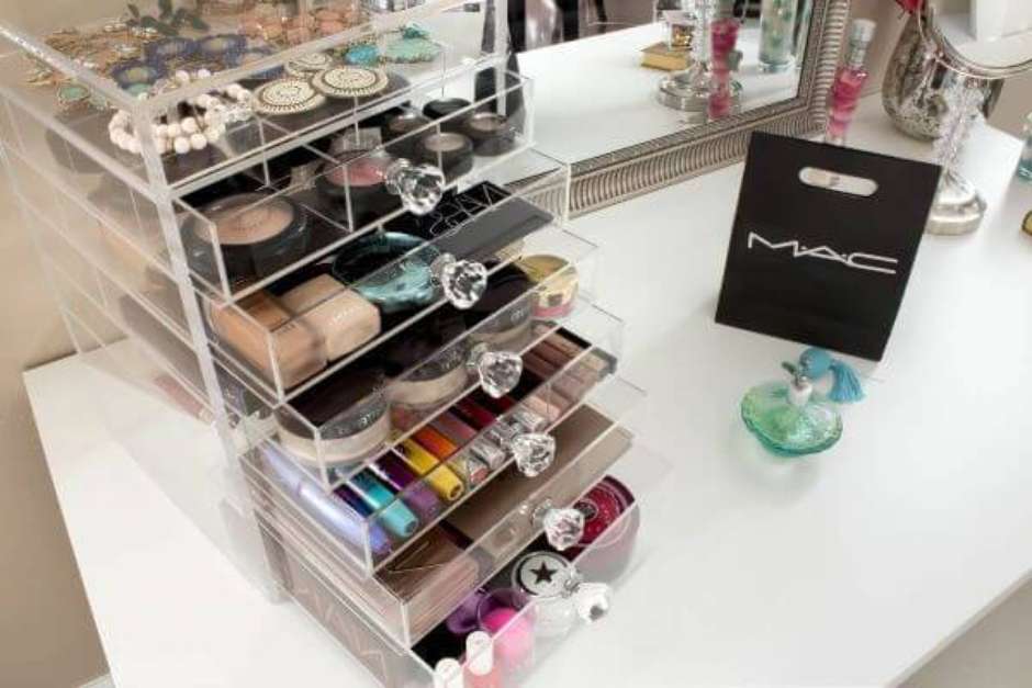 melhor organizador de gavetas de acrílico