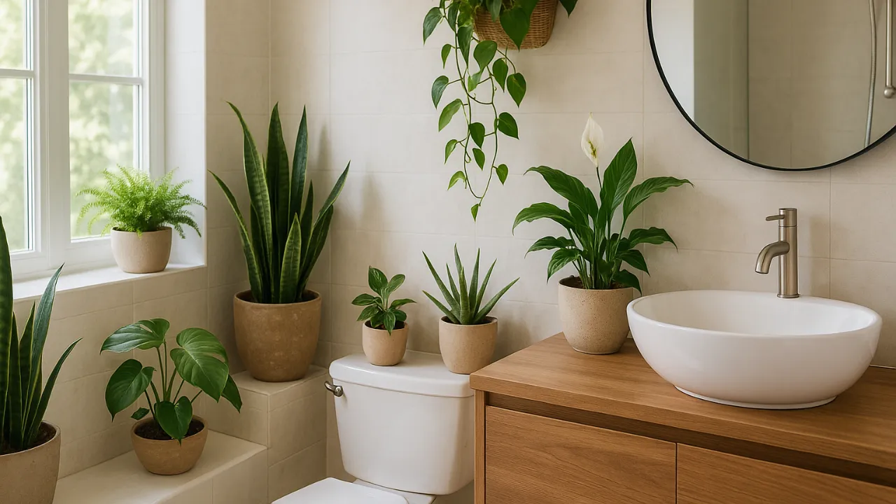 plantas baratas para banheiro