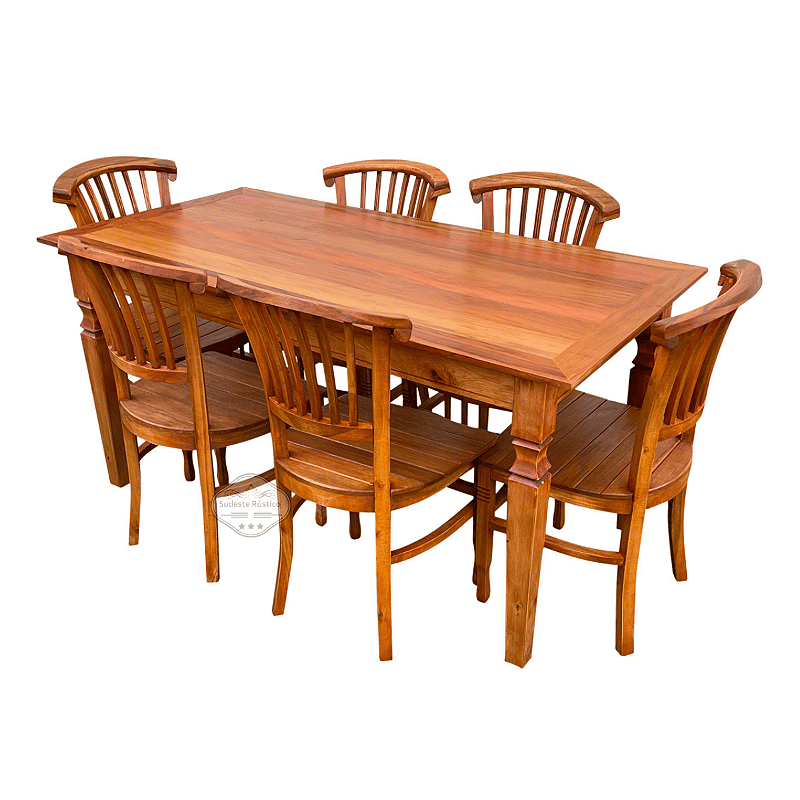 Mesa de centro de madeira rústica