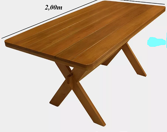 Mesa de madeira Faia