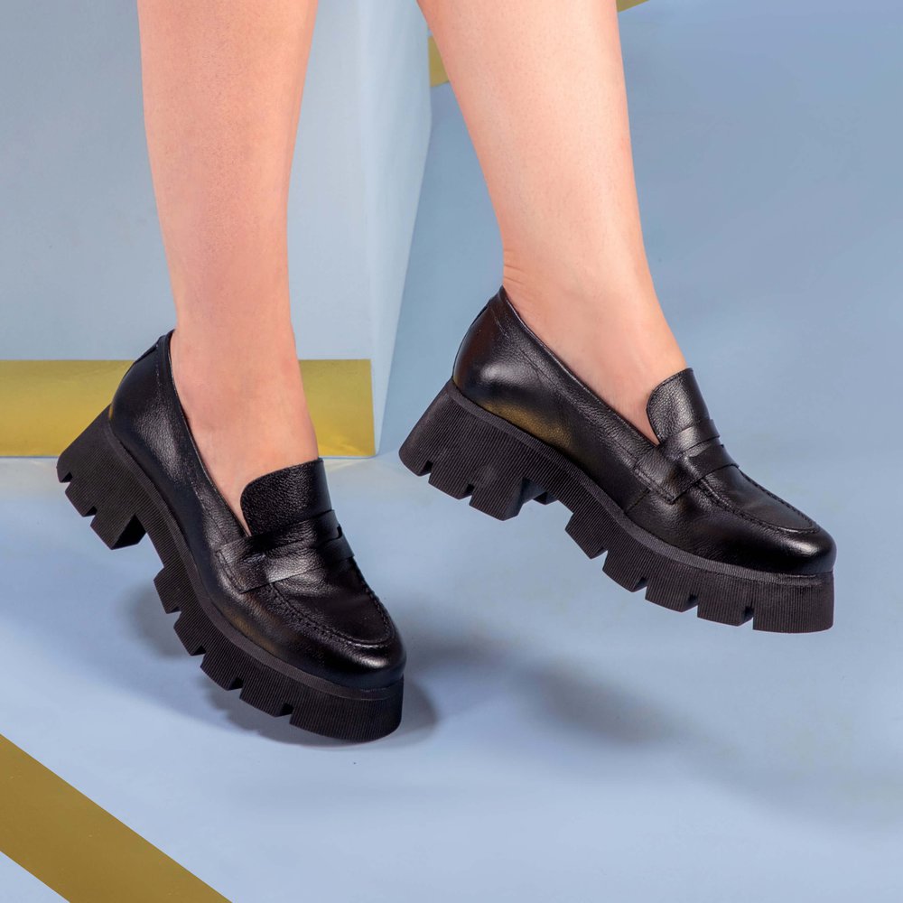 mocassim tratorado feminino elegante