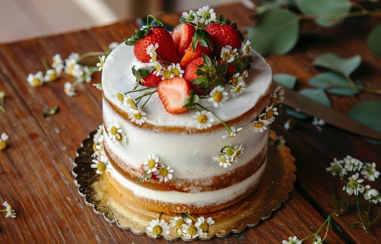 bolo feminino vegano