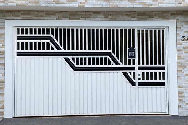 modelo de portão de garagem