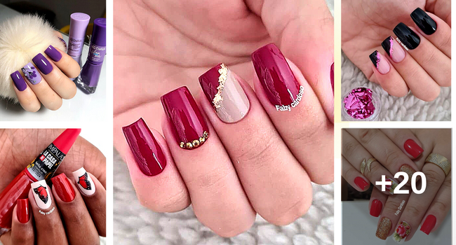 unhas em gel decoradas para casamento