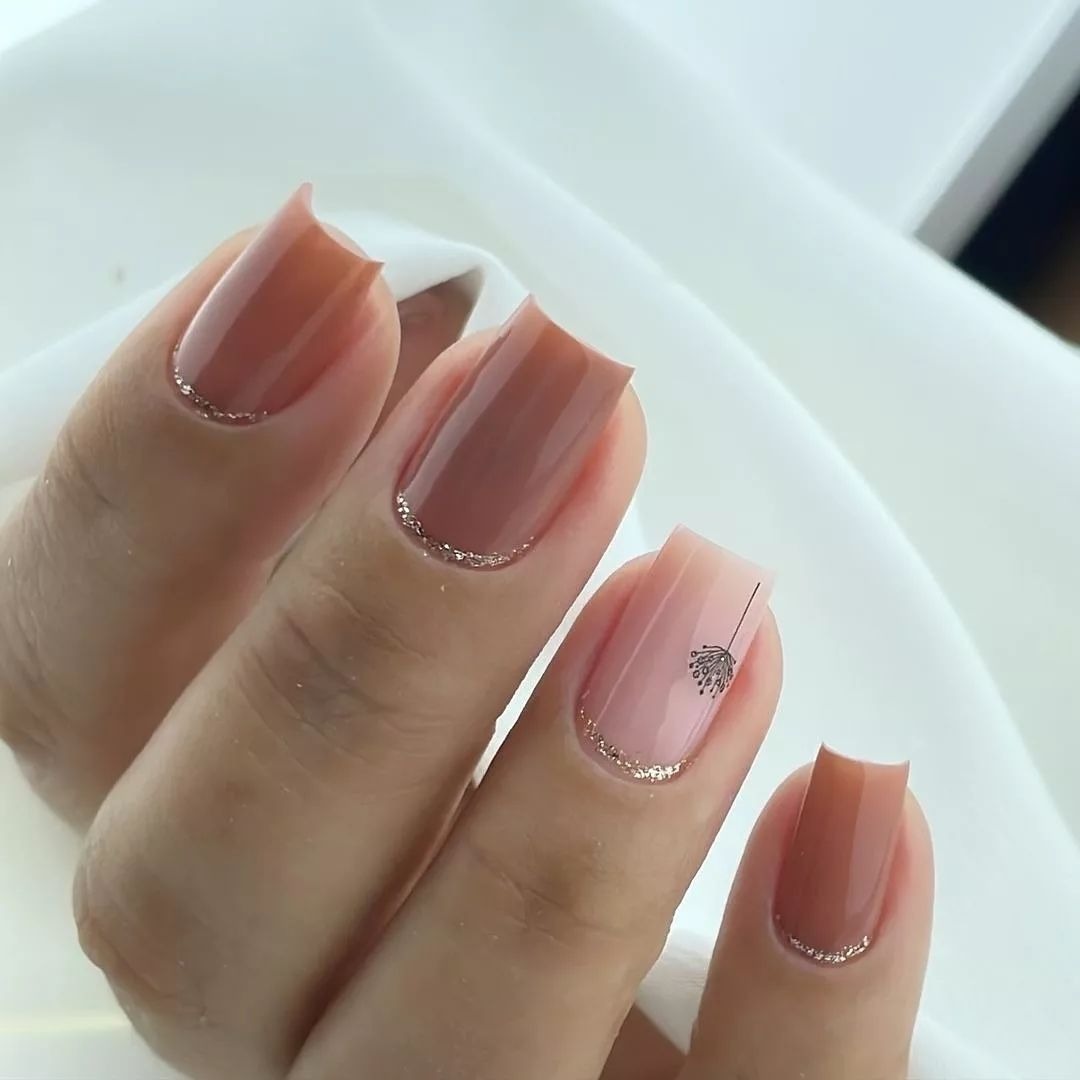 unhas em gel decoradas francesinha