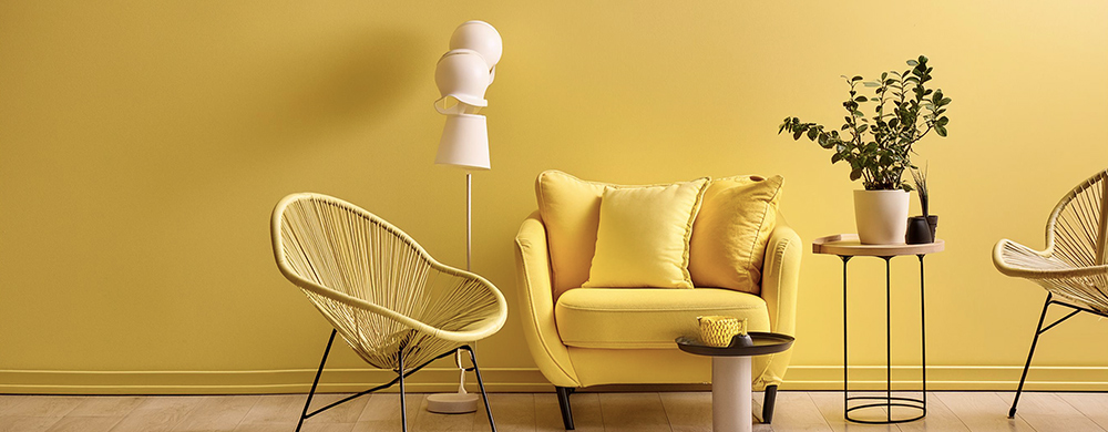 cores monocromáticas para decoração