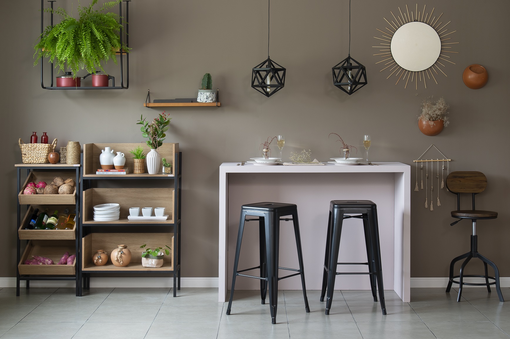 ideias de moveis para cozinha e sala integradas