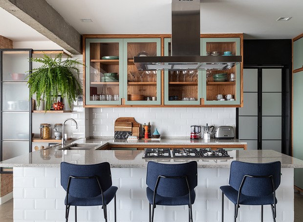 moveis planejados ou modulares para cozinha e sala integradas