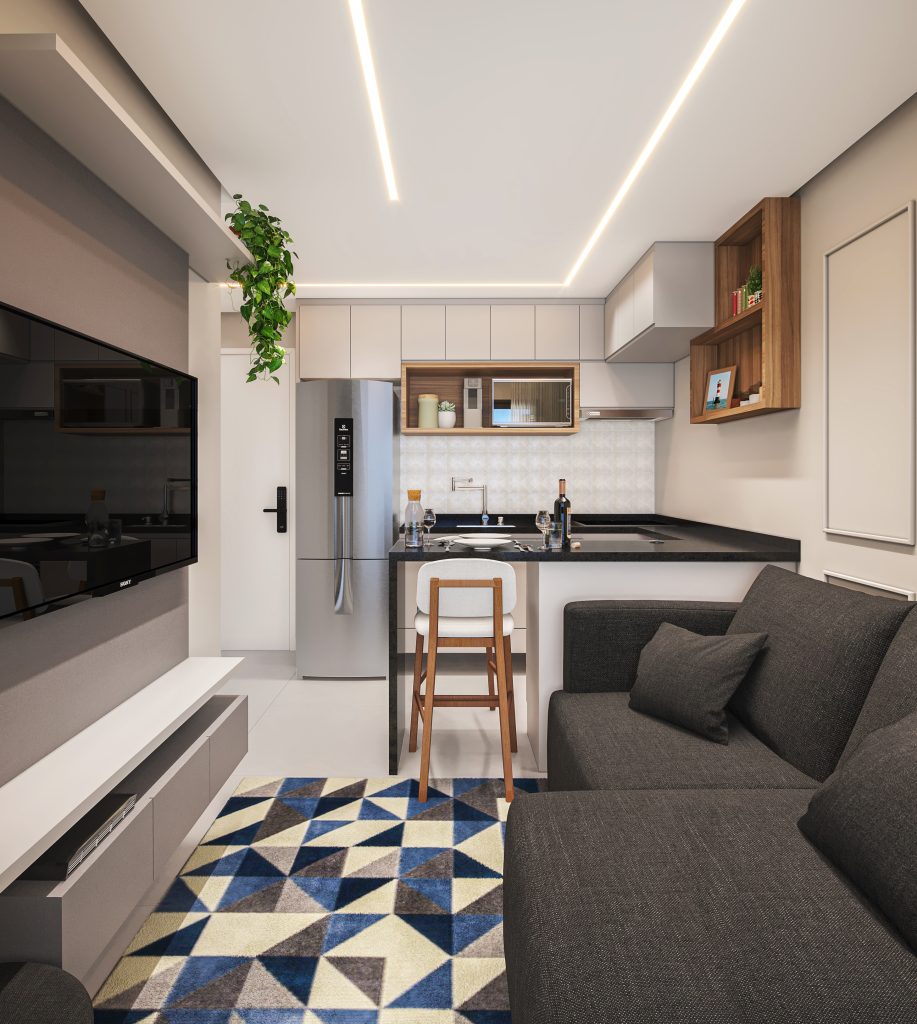 custo de moveis para cozinha e sala integradas