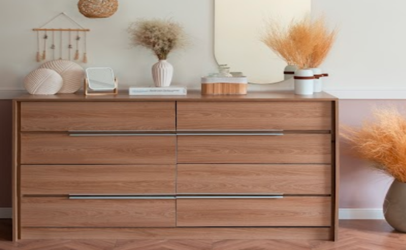 cômoda retrô pés palito para quarto