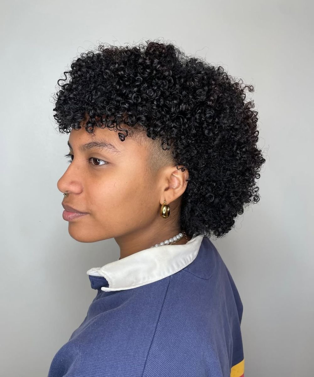 mullet para rosto oval