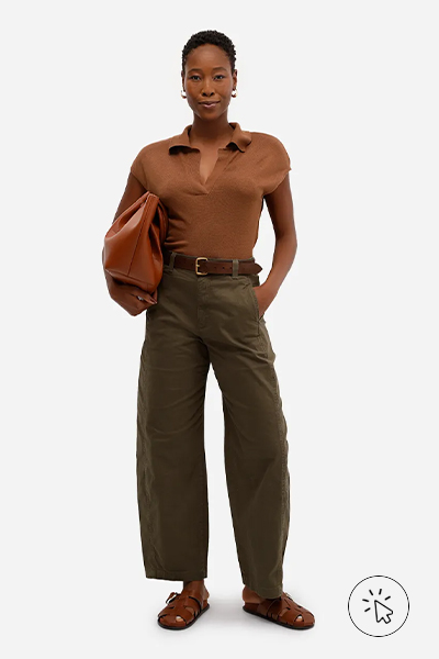 inspirações de looks com marrom e azul