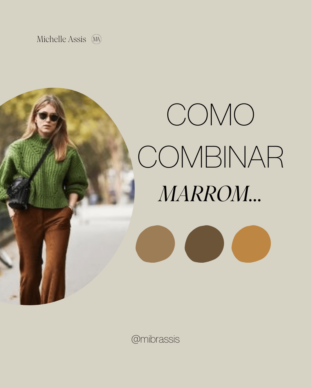 o que combina com marrom