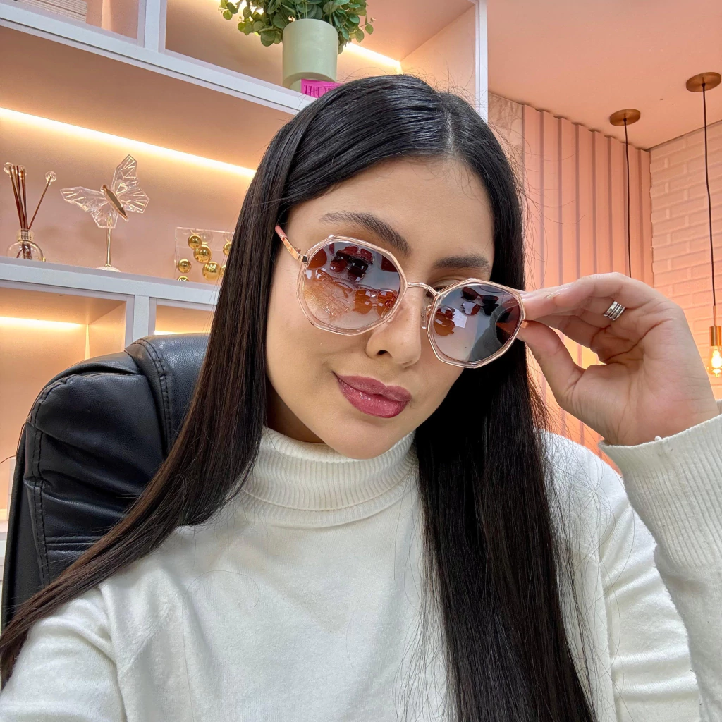 oculos feminino redondo