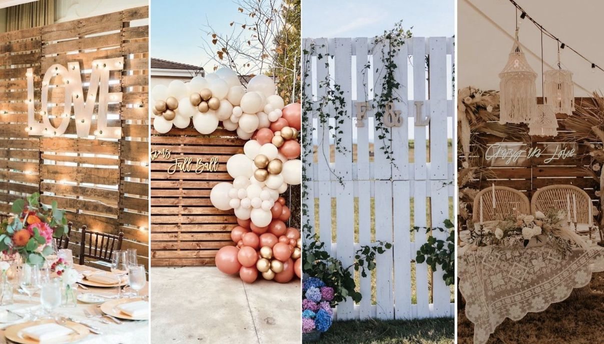 como fazer painel de pallet para festa infantil