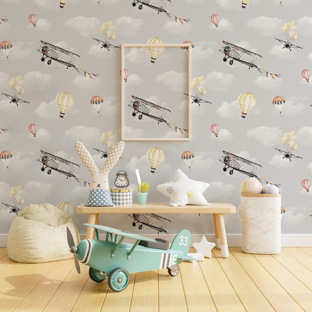 papel de parede quarto menino barato onde comprar