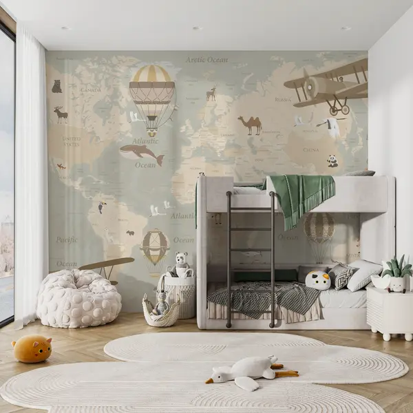 ideias papel de parede quarto menino 2024