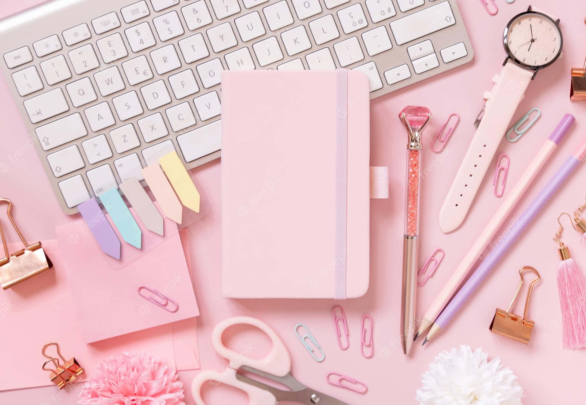 papel de parede pc feminino minimalista