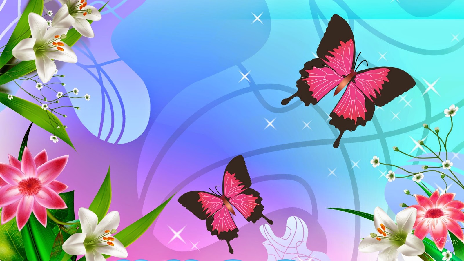 papel de parede pc feminino delicado