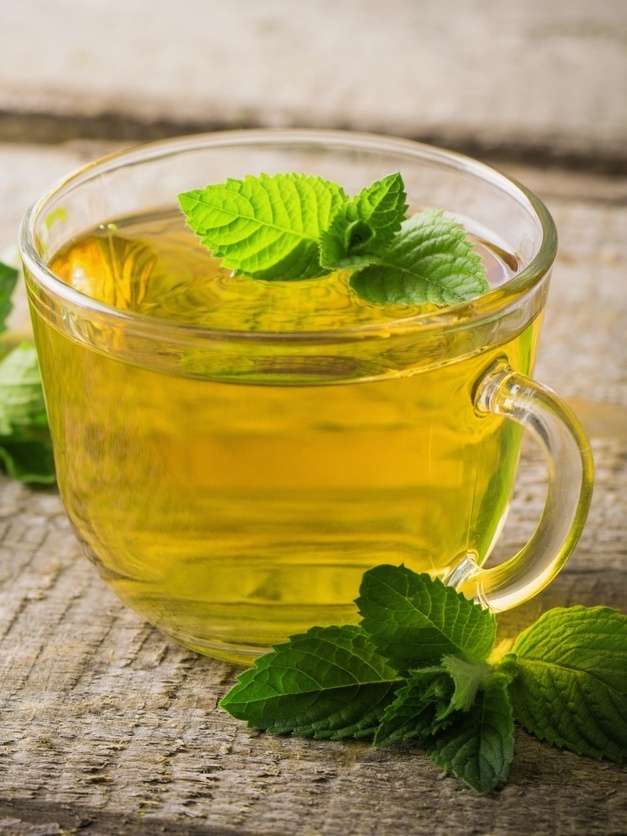 chá de hortelã para gases e inchaço