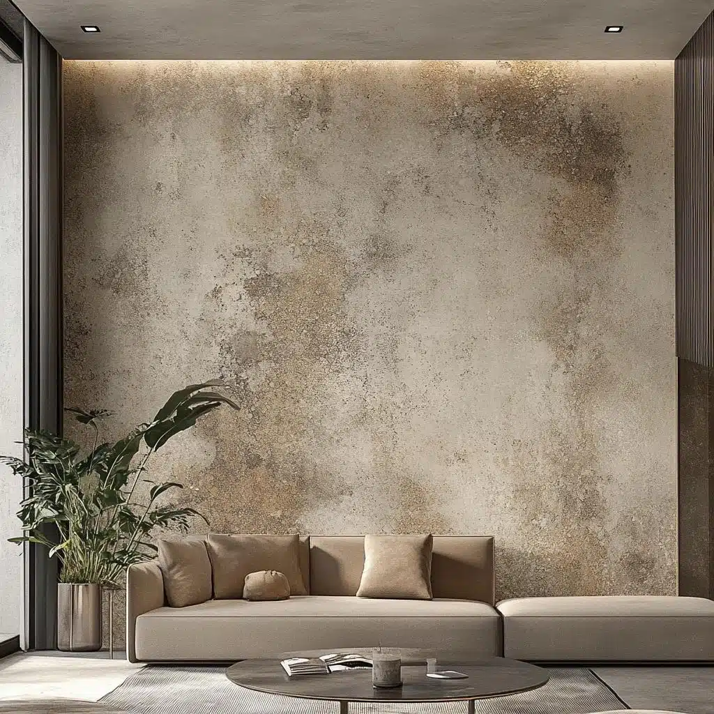 gesso 3d na parede da tv da sala