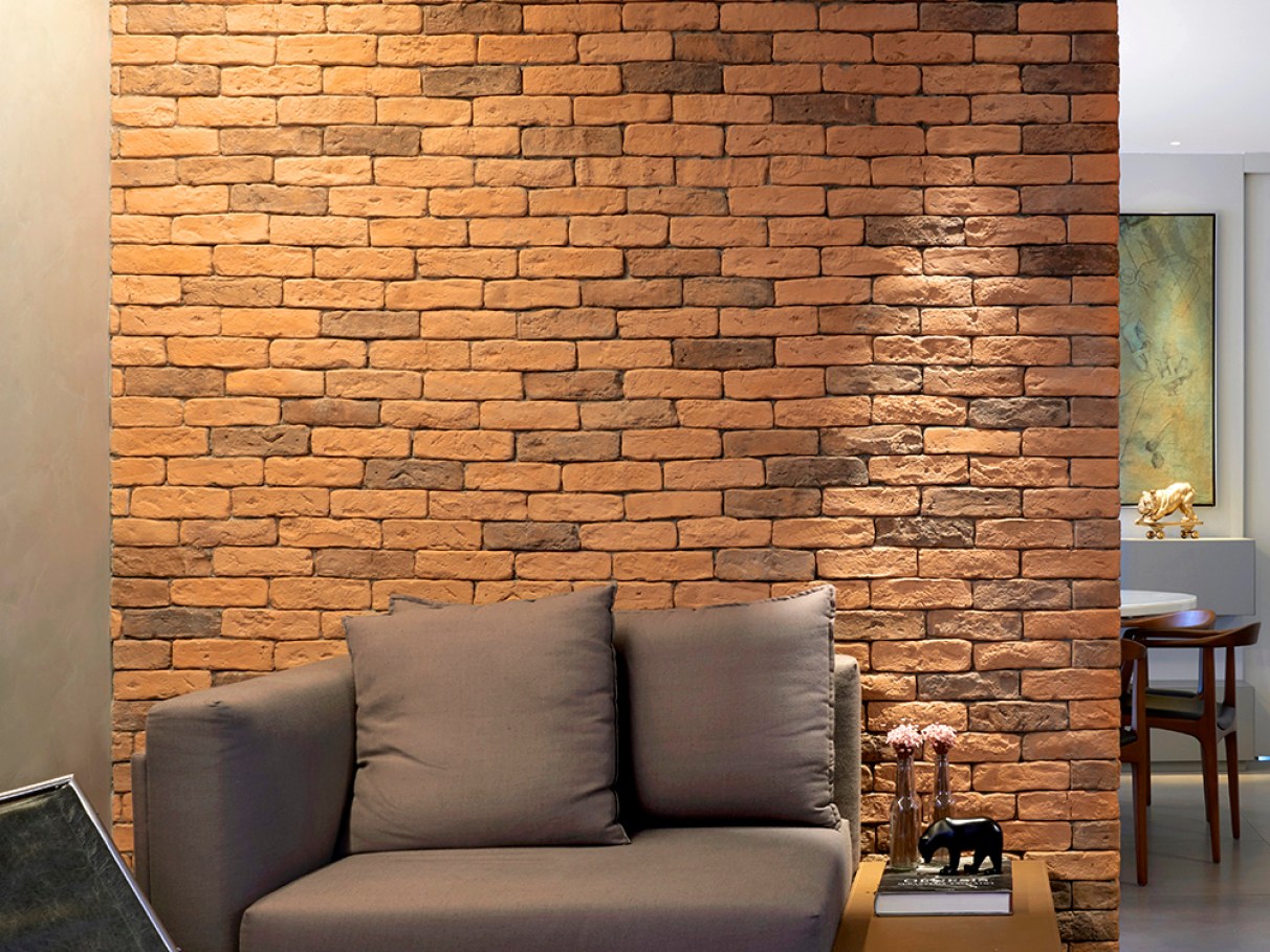 quanto custa uma parede de tijolinho na sala