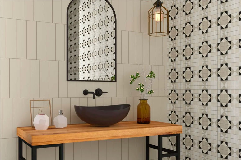 ideias criativas pastilhas adesivas banheiro