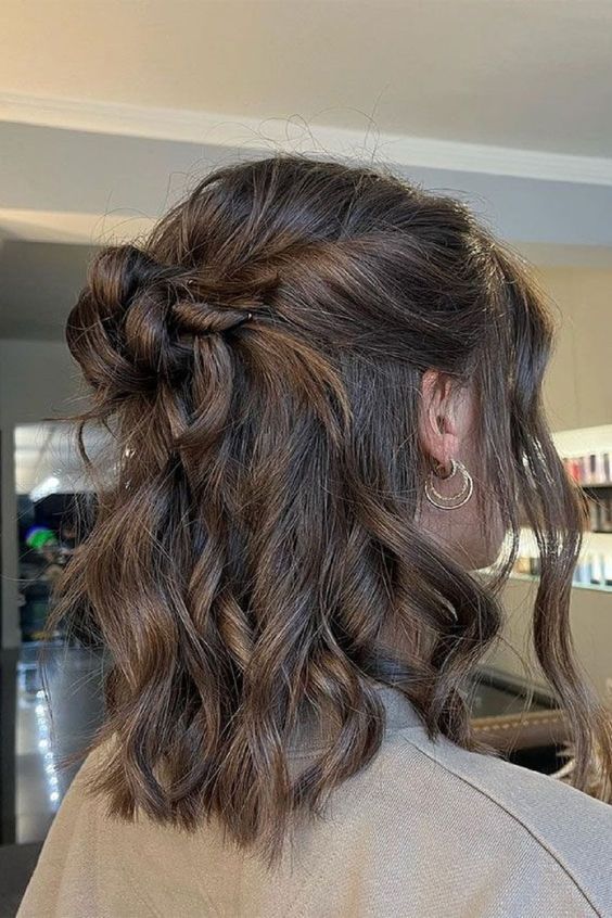 penteado cabelo medio