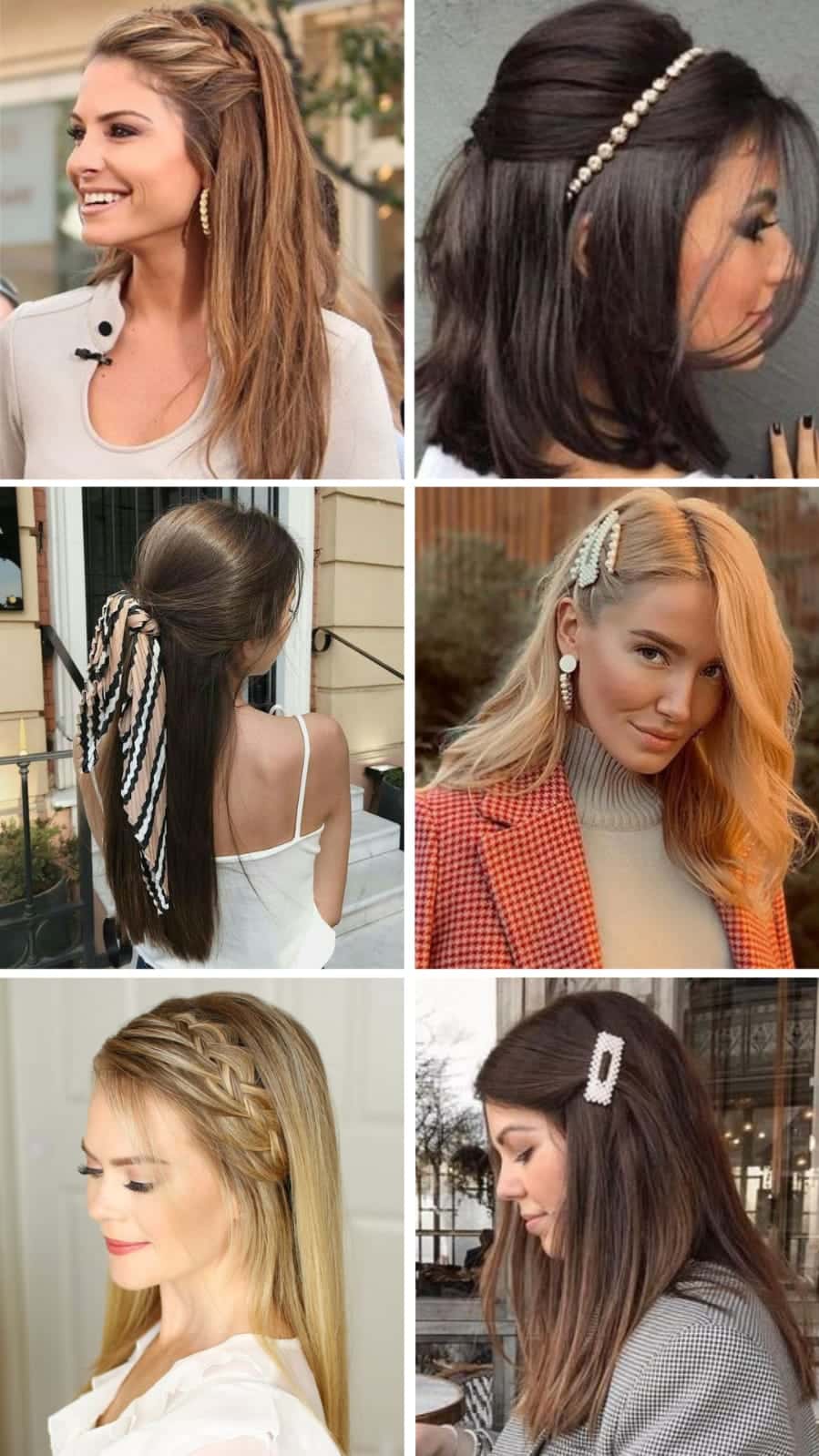 penteado cabelo solto curto