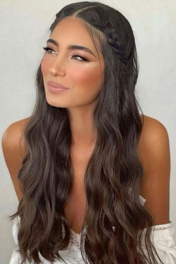 penteado cabelo solto formatura