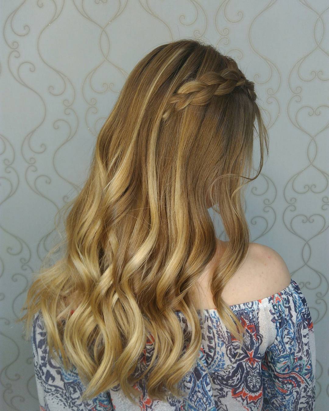 penteado cabelo solto ondulado