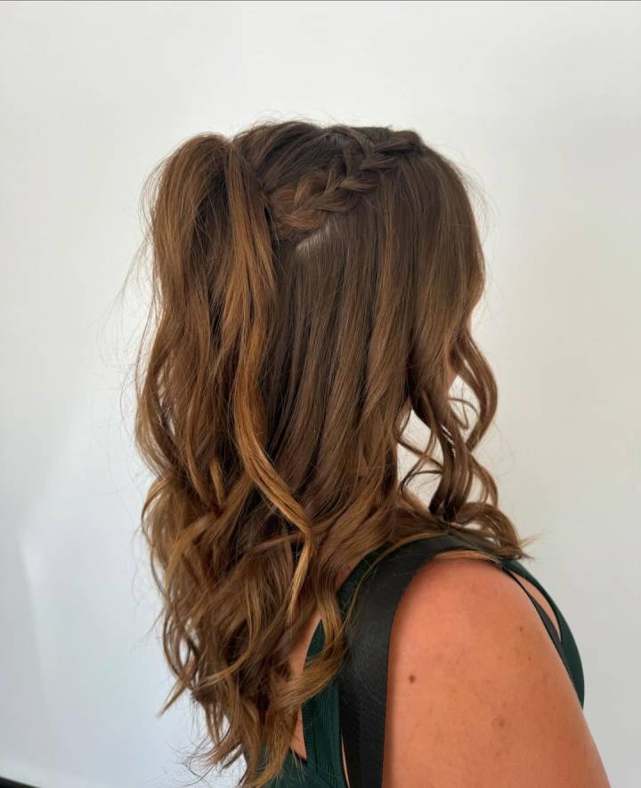 penteado cabelo solto dia a dia