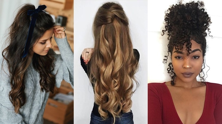 penteado cabelo solto para festa