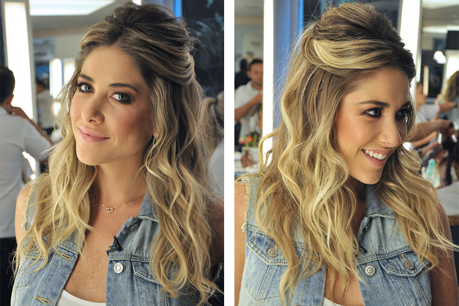 penteado cabelo solto liso