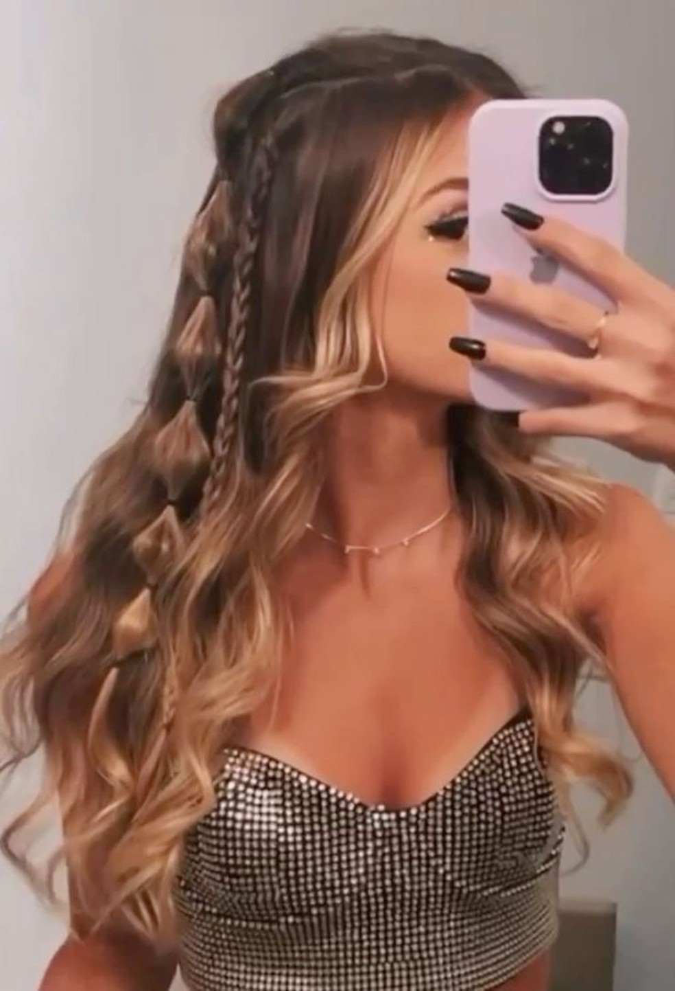 penteado com coque