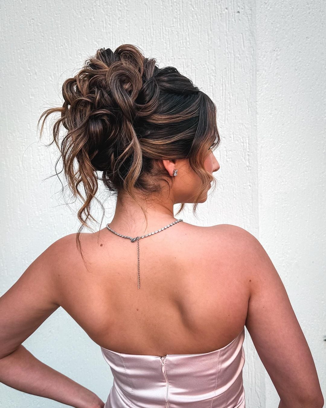 penteado madrinha casamento civil