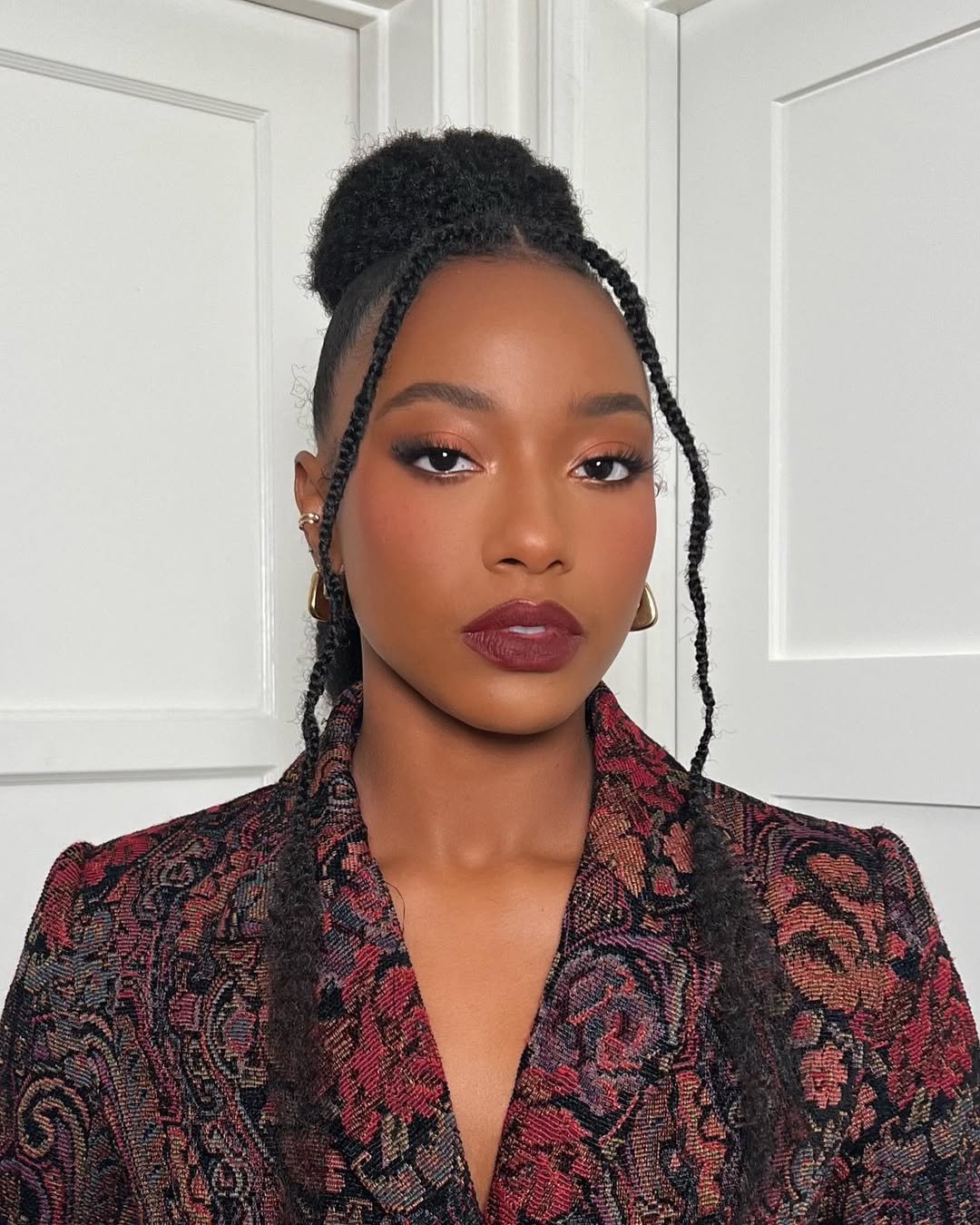 penteado madrinha simples e elegante