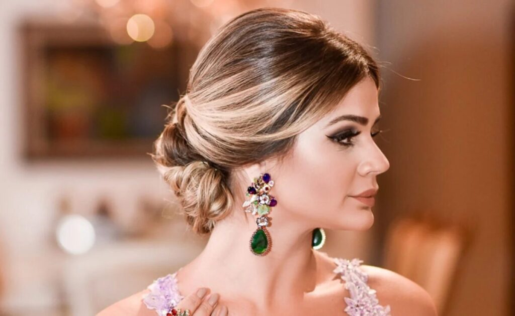 penteado madrinha casamento no campo