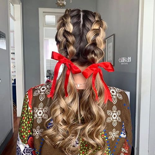 penteado junino para cabelo curto