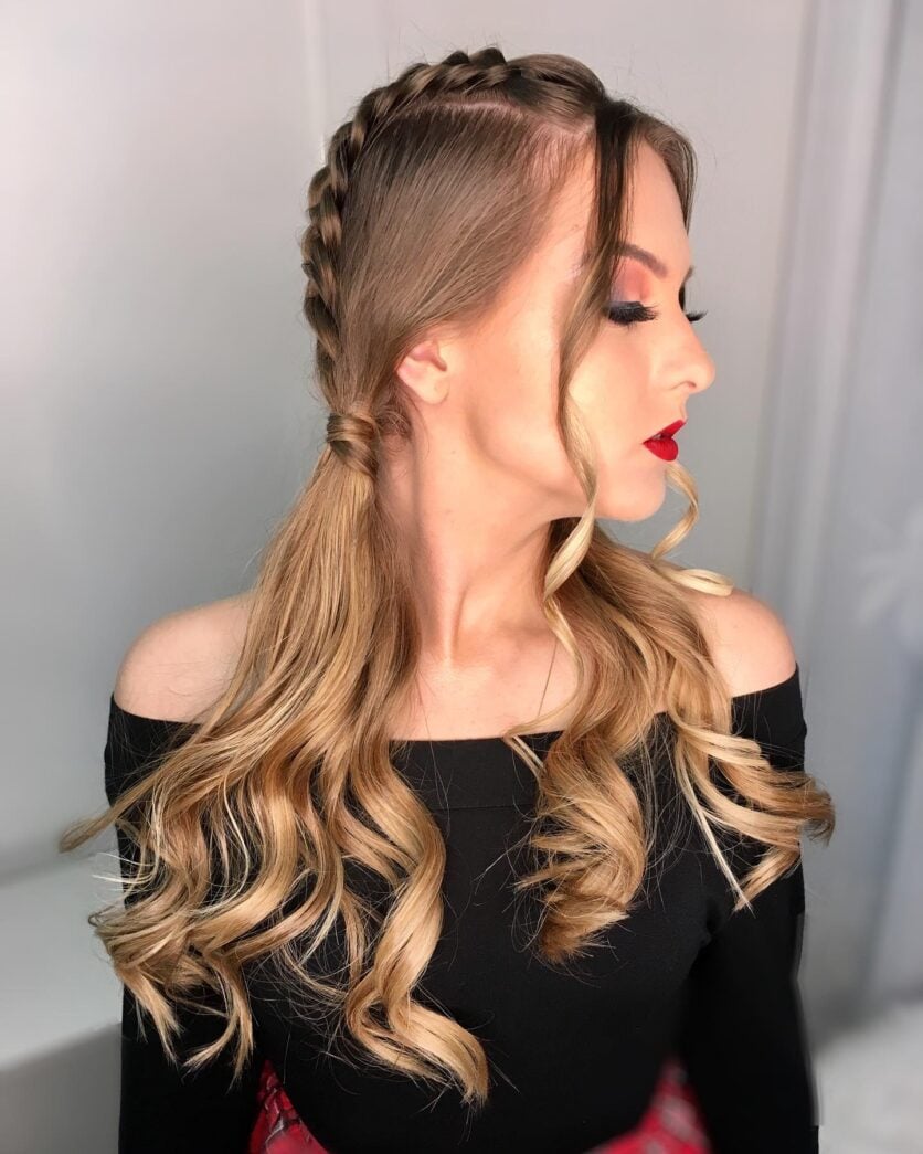 penteado junino moderno