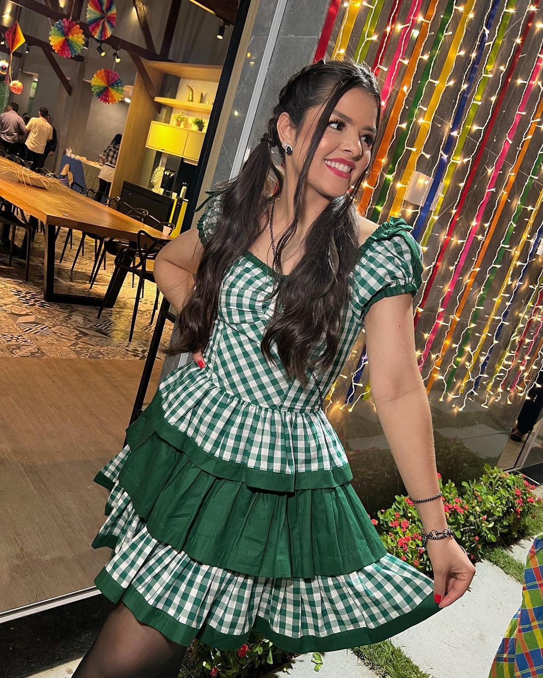 penteado junino infantil