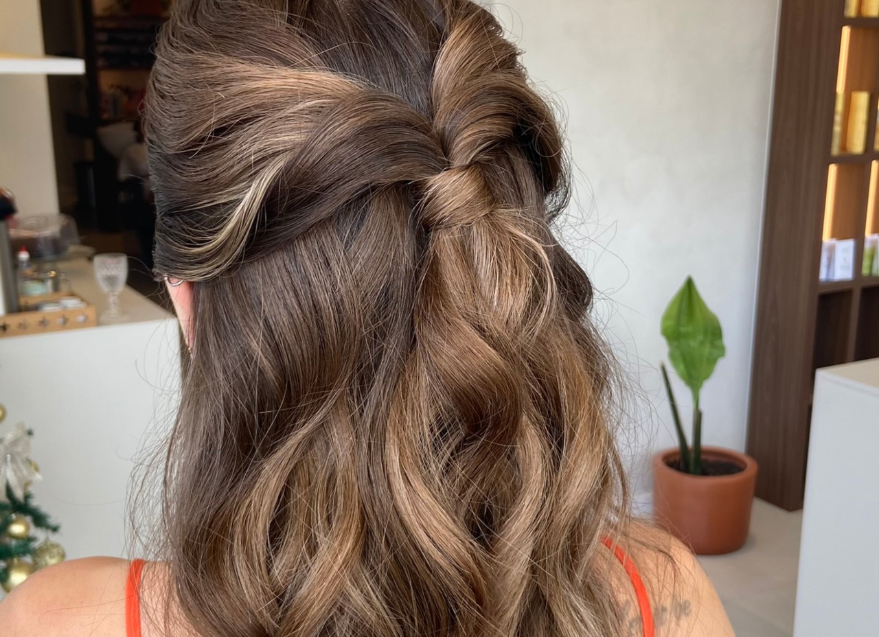 penteado madrinha casamento presilha