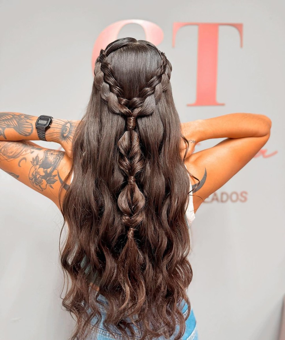 trança embutida lateral vs trança cascata qual escolher