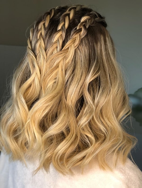 penteado cabelo curto madrinha vs cabelo longo